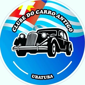 Logotipo Clube do carro antigo ubatuba