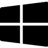 Logotipo do Windows com link para download da aplicação mobile
